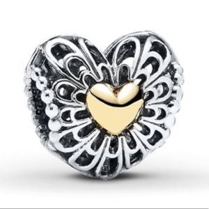 Retired Pandora Vintage Heart